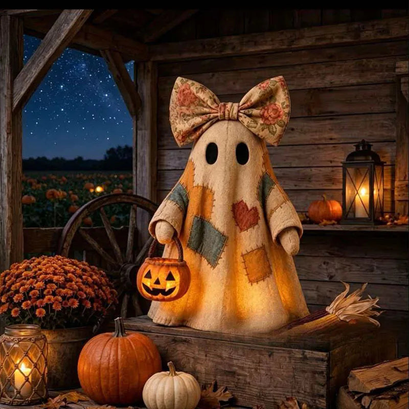 Halloween Patchwork Ghost