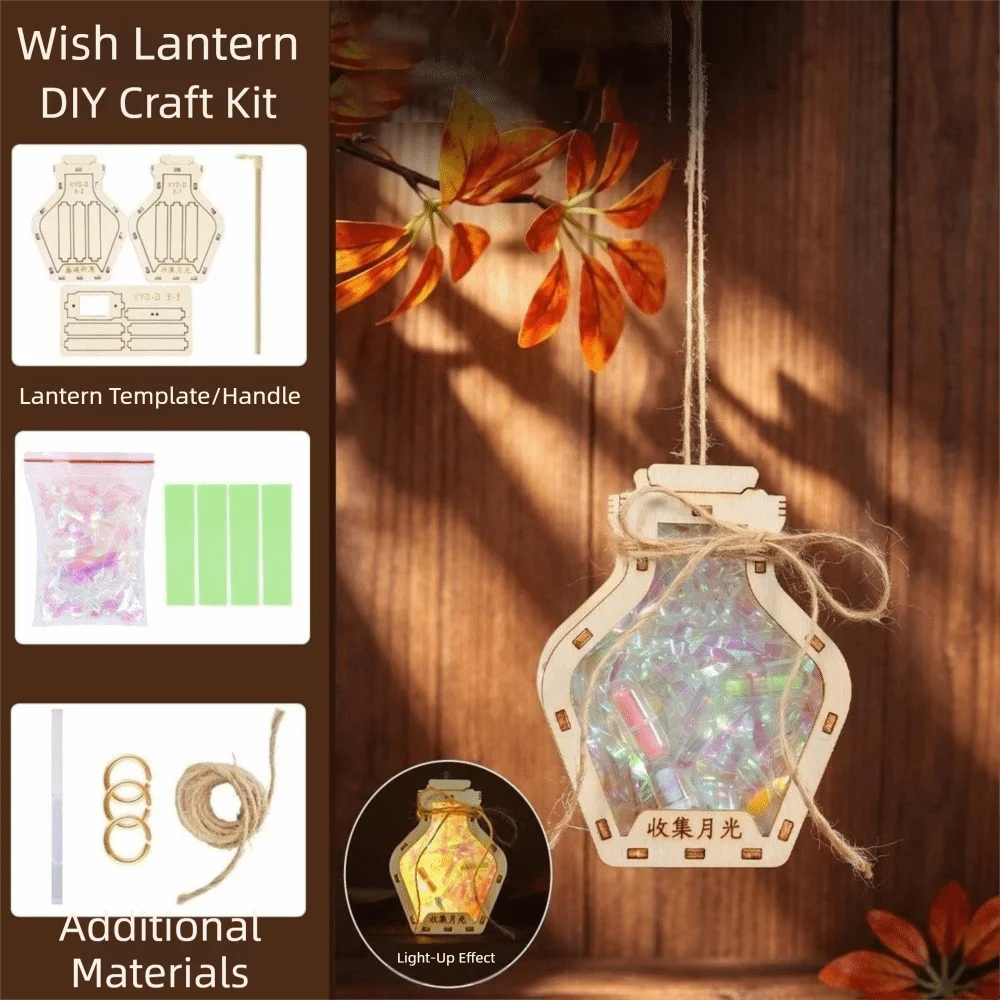 DIY Glowing Wishing Bottle  Lantern Kit