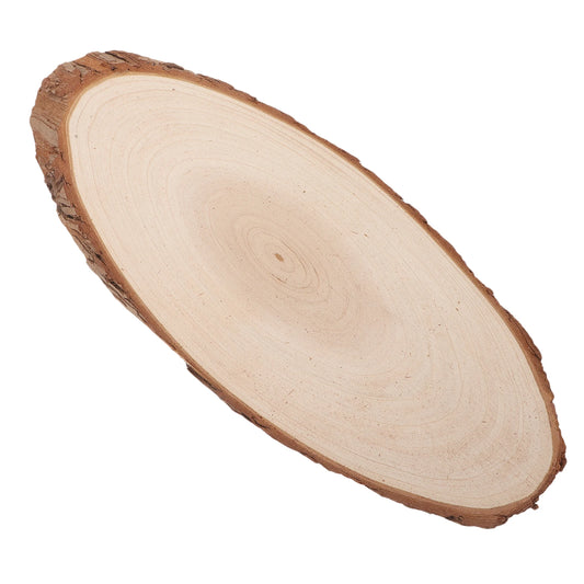 Unfinished Oval Wood Slices