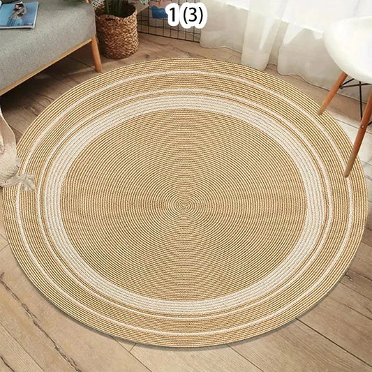 Round Jute Area Rug