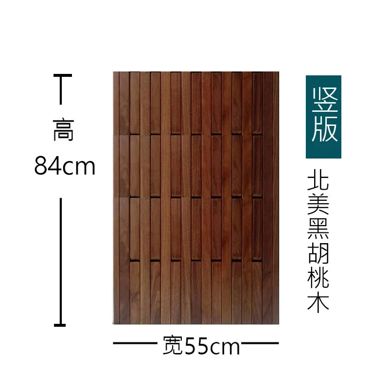 Solid Cherry Wood Wall-Mounted Retractable Coat & Hat Rack