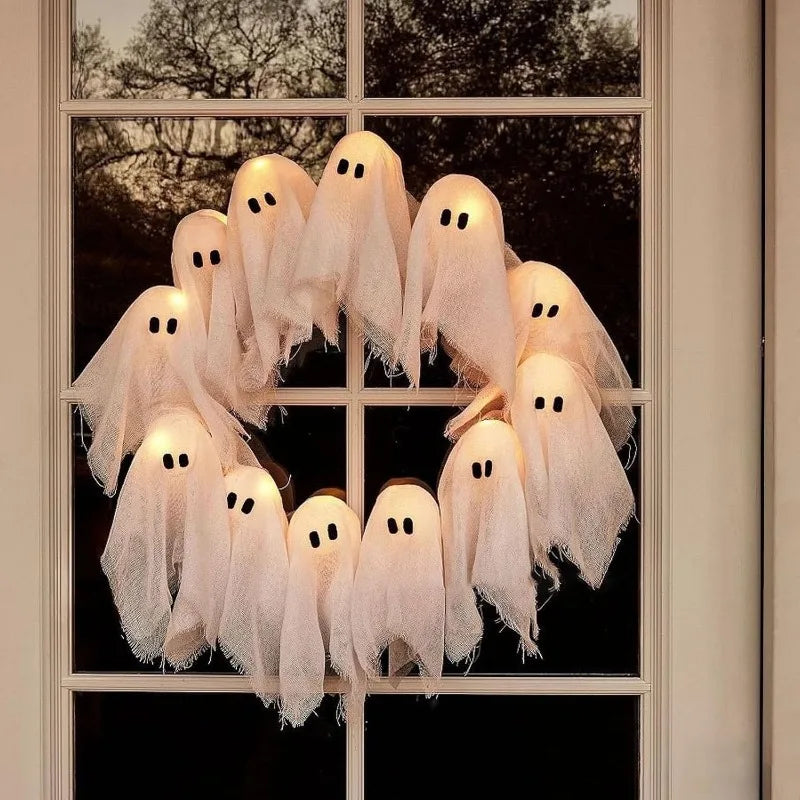 Halloween Fabric Ghost Garland