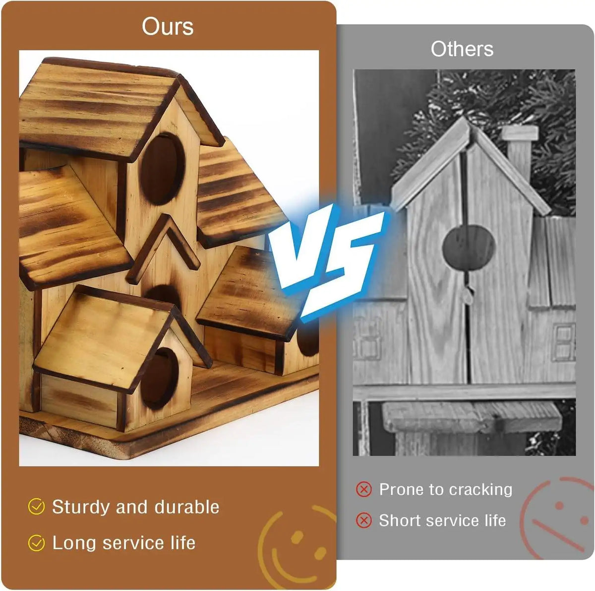 Rustic Wooden Birdhouse