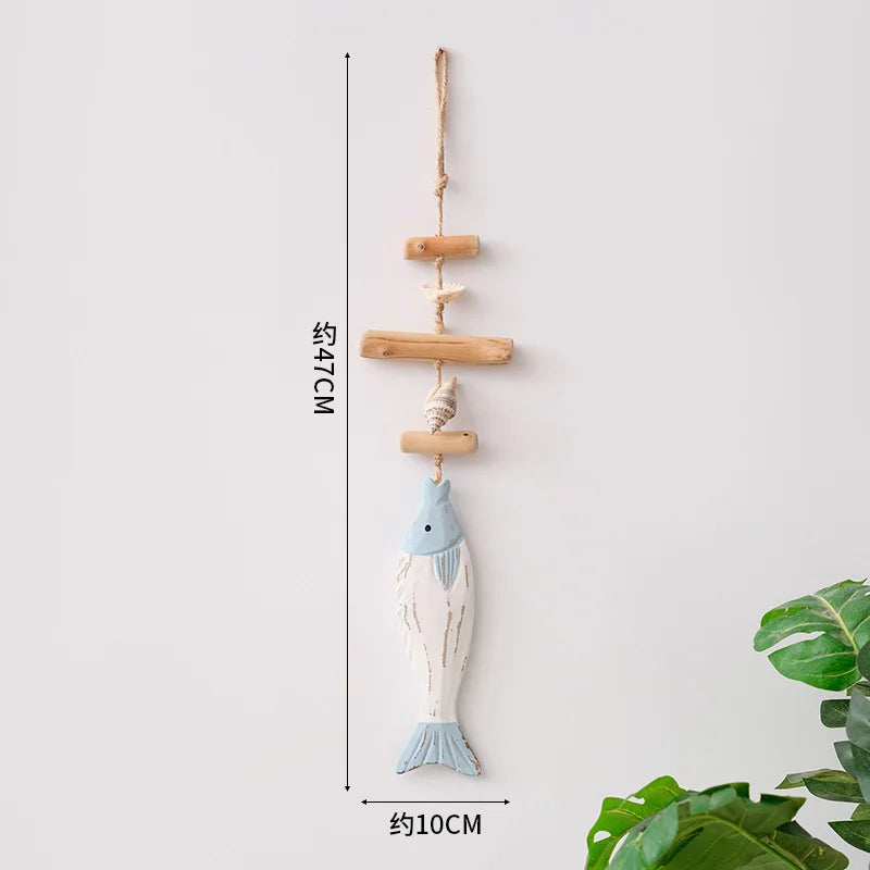 Handmade Coastal Fish Wall Hanging