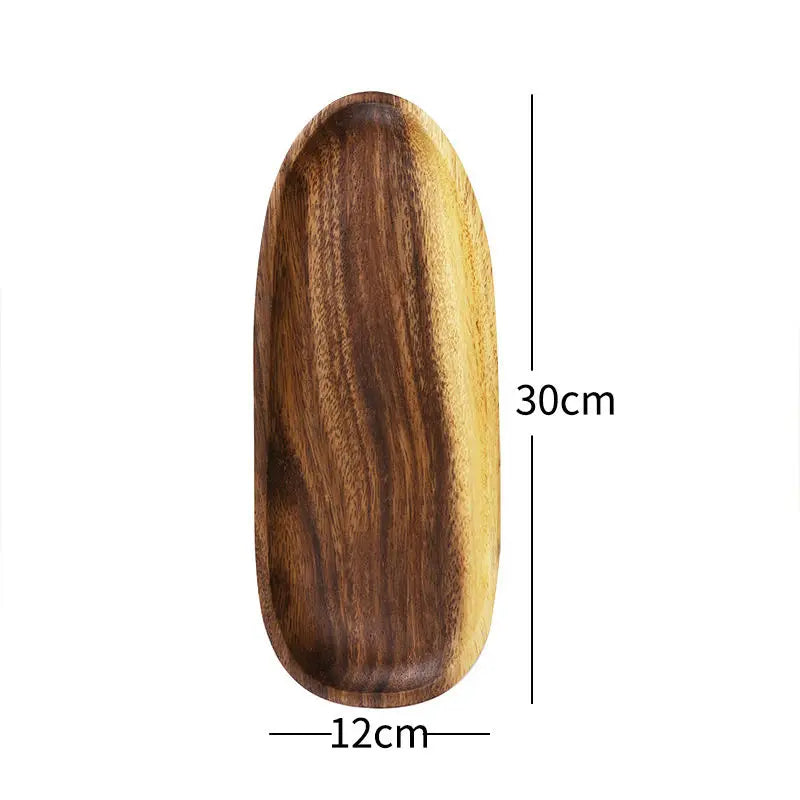 Walnut Wood Irregular Serving Tray