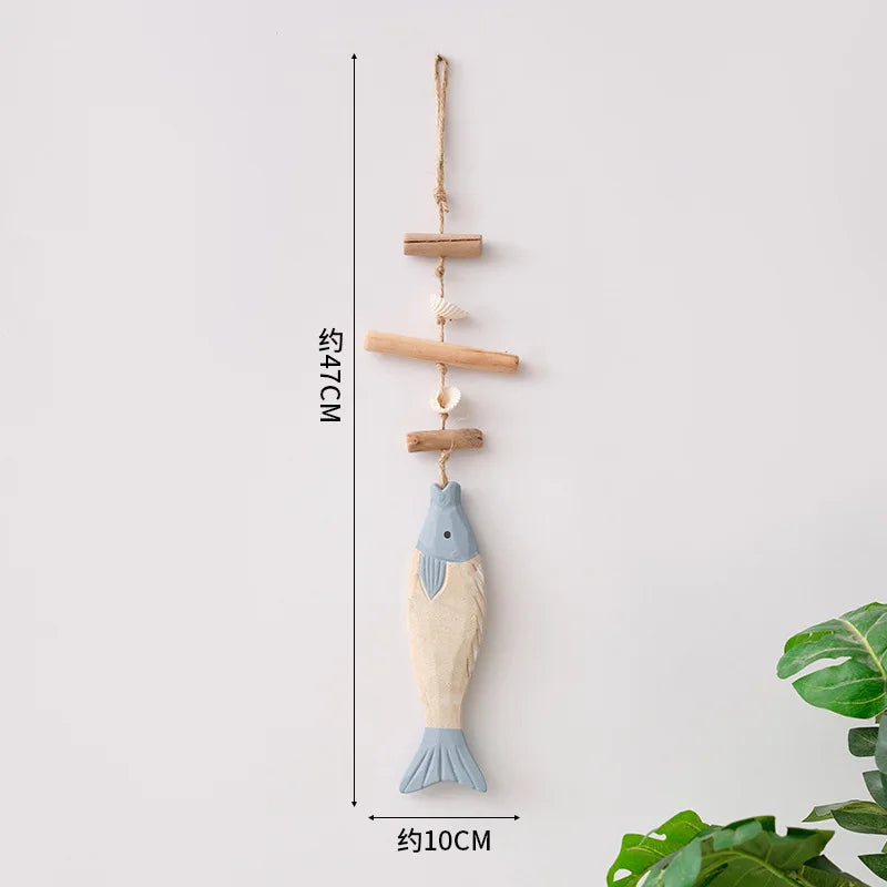 Handmade Coastal Fish Wall Hanging