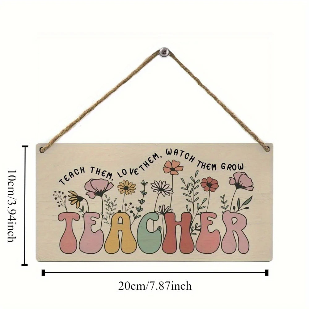 Rustic Wooden Kitchen Wall Sign — "This Kitchen Offers Food Love Joy"