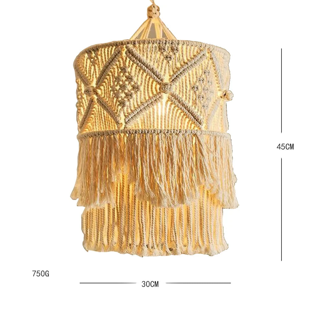 Cotton Rope Woven Lampshade