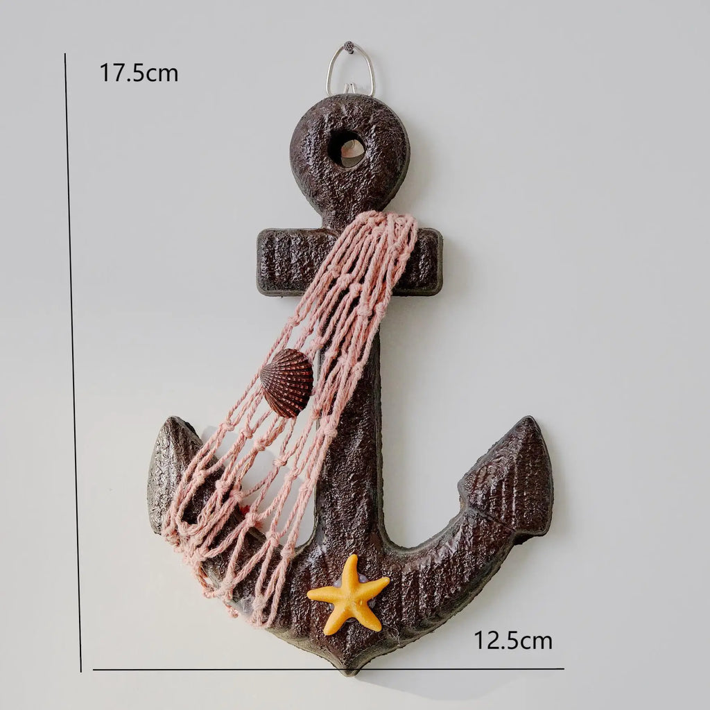 Handcrafted Distressed Mediterranean Wooden Ship Wall Hangings