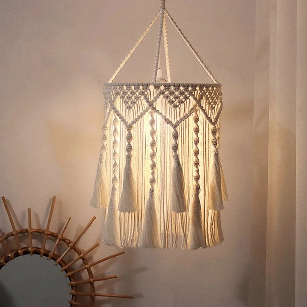 Cotton Rope Woven Lampshade