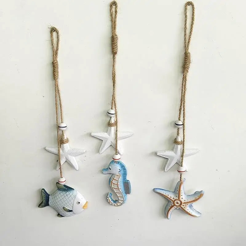 Handmade Wood Animal Wall Pendant