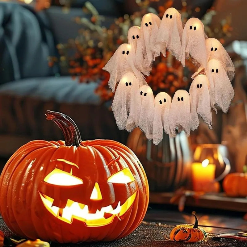 Halloween Fabric Ghost Garland