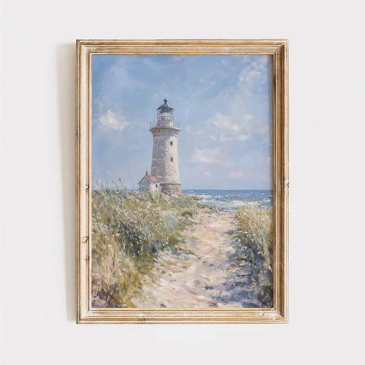 Coastal Lighthouse Canvas Print