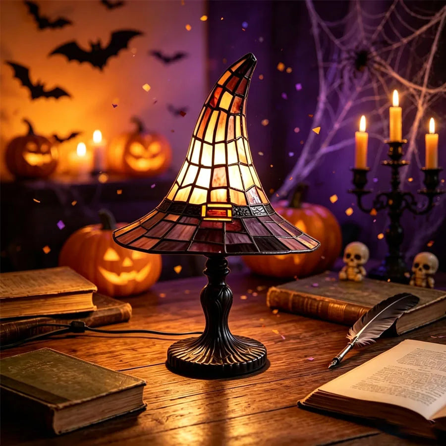 Halloween Witch Hat Magic LED Lights