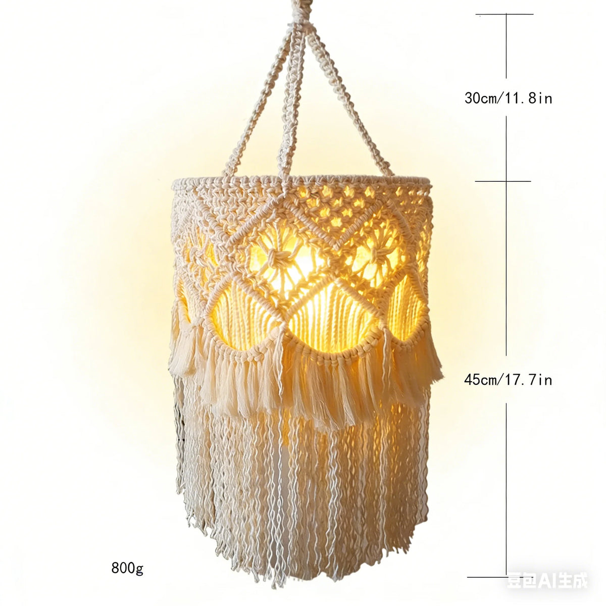 Cotton Rope Woven Lampshade