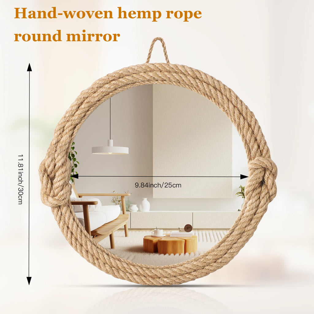 Nordic creative hanging wall mirror