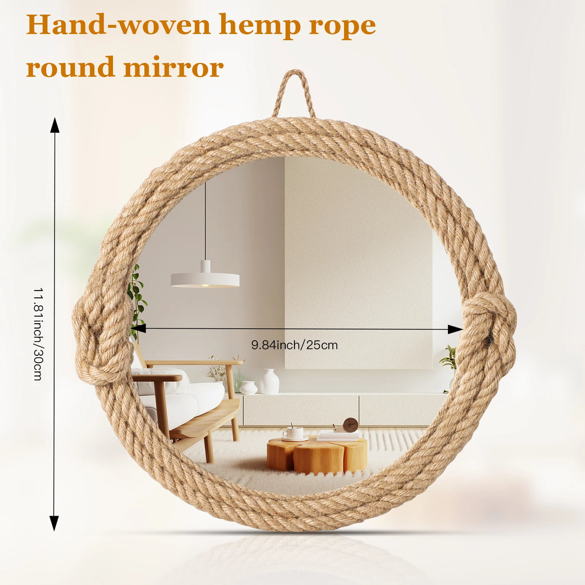 Nordic creative hanging wall mirror