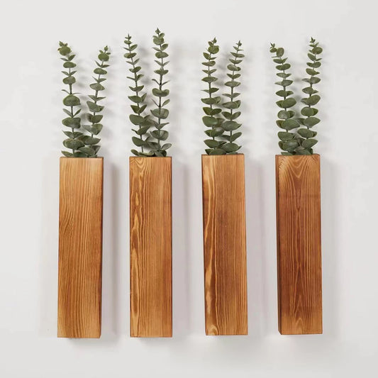 Wooden Wall Planter