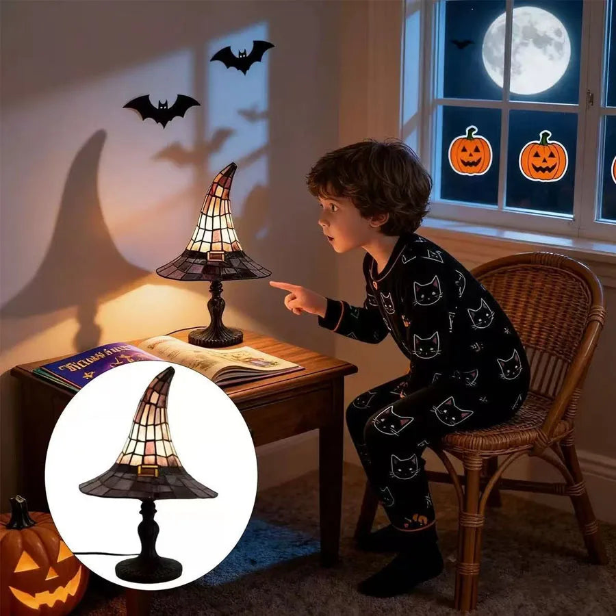 Halloween Witch Hat Magic LED Lights