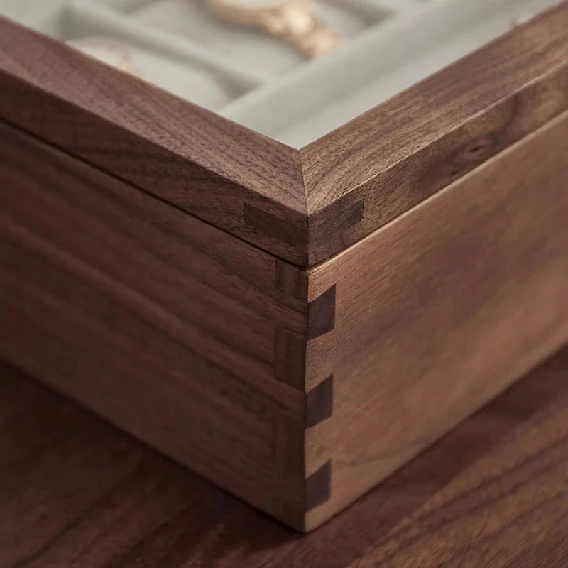 Black Walnut Watch Storage Box