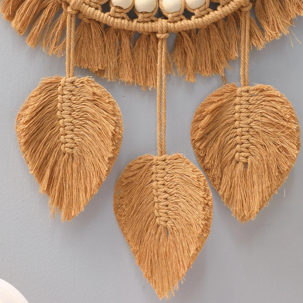 Round Woven Wall Mirror