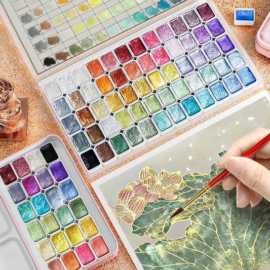 Metallic Watercolor Paint Set