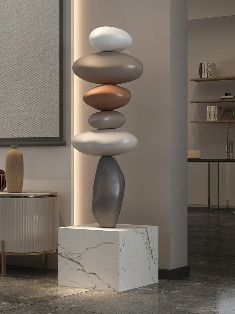 Large Creative Imitation Stone Floor Decoration