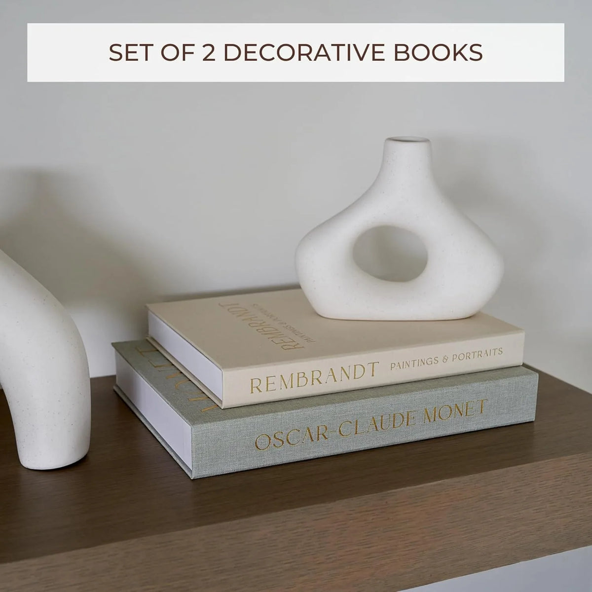 Linen Faux Book Set of 2