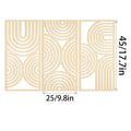 3pcs Wooden Abstract Wall Art Deco
