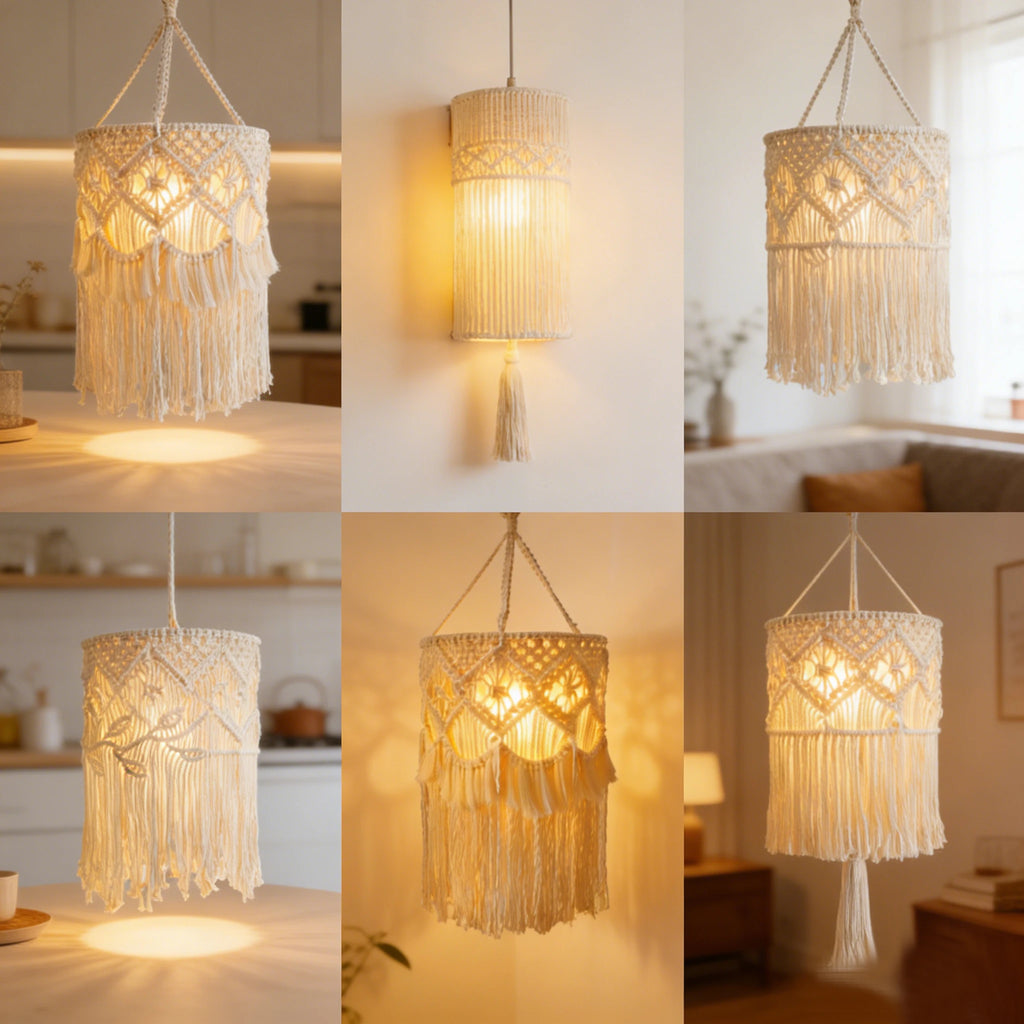 Cotton Rope Woven Lampshade