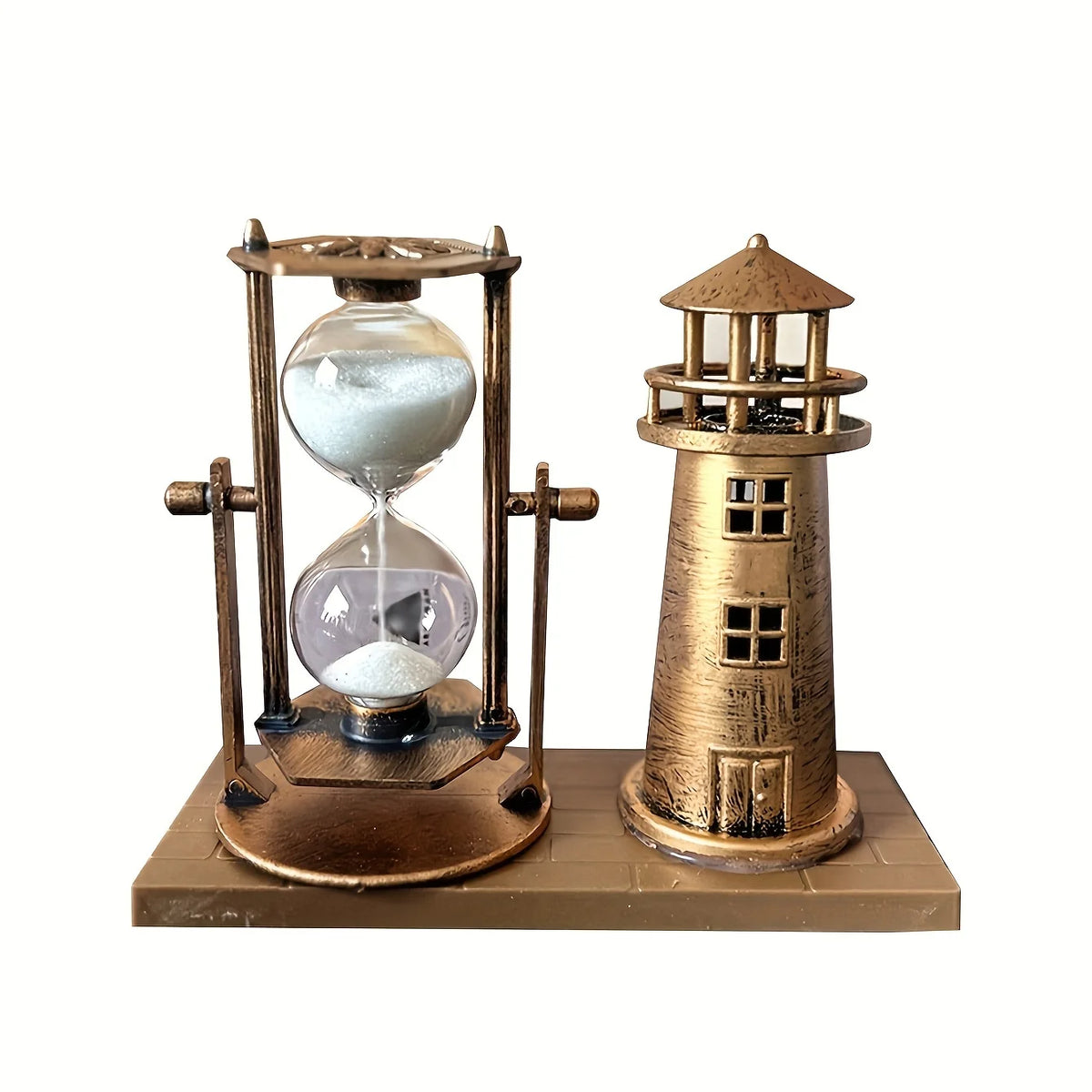 Lighthouse Hourglass Ornament