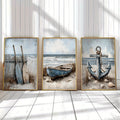 Nautical Ocean Canvas Wall Art