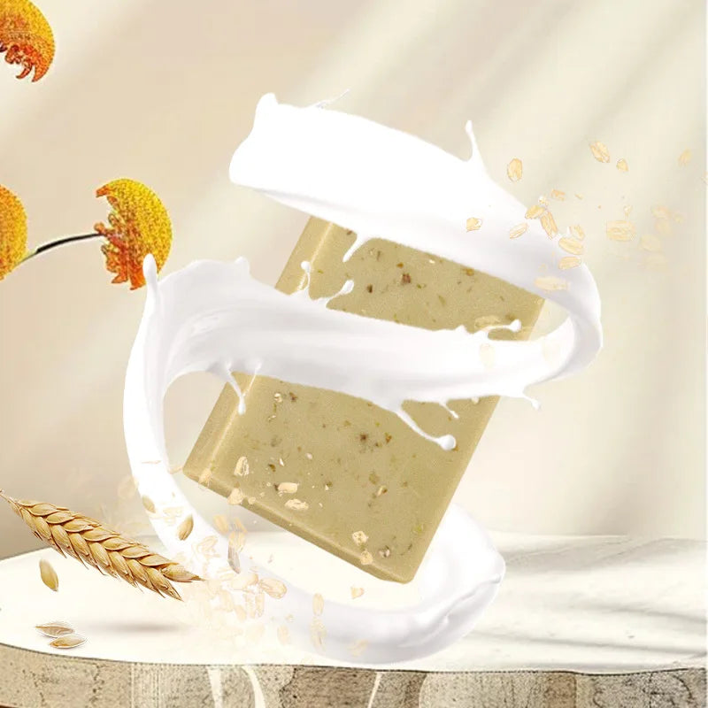 Oatmeal Handmade Soap – Gentle Exfoliating Bar for Face & Body
