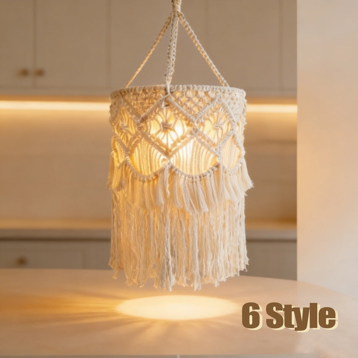 Cotton Rope Woven Lampshade