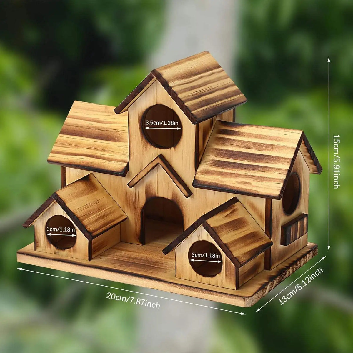 Rustic Wooden Birdhouse