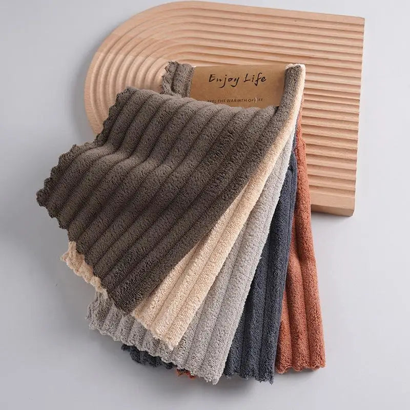 All Cotton Super Absorbent 5PCS Kitchen Cleaning Cloths