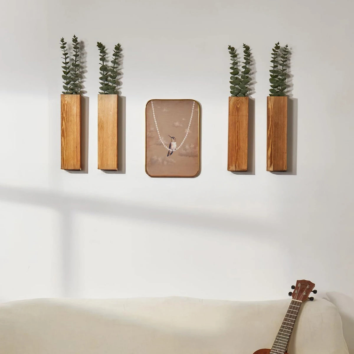 Wooden Wall Planter