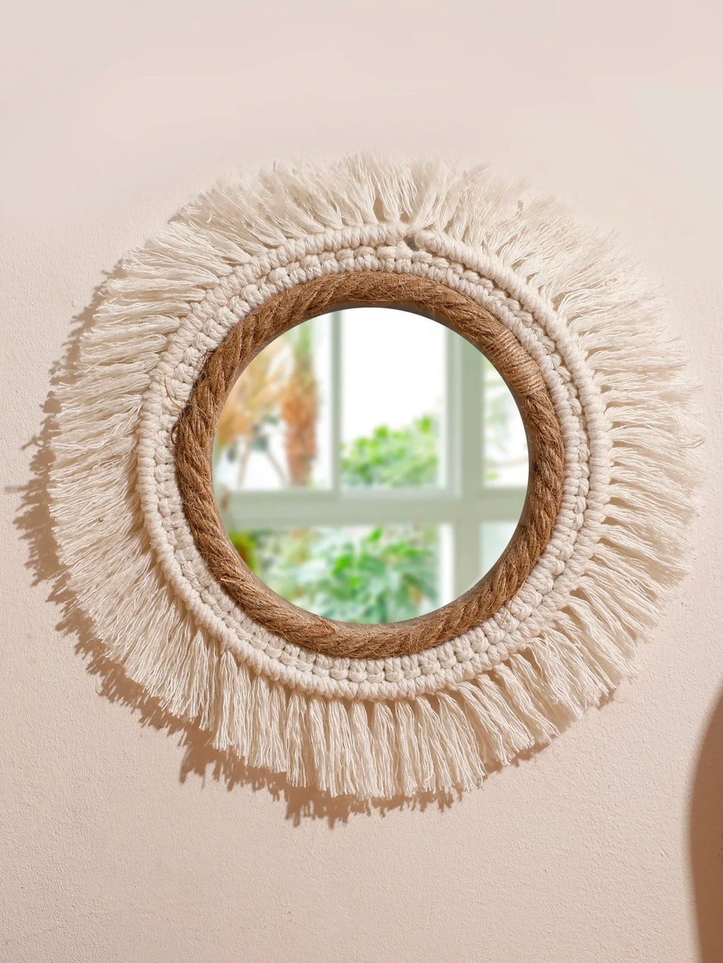 Bohemian Woven Mirror