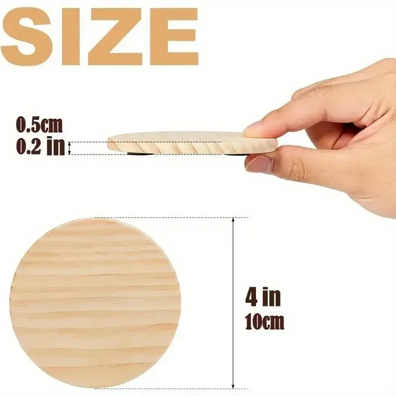 Unfinished Wood Discs for Crafts