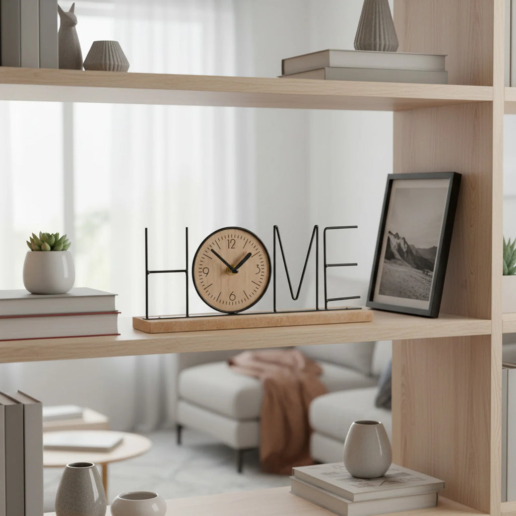 Handmade Resin Silent Tabletop Clock