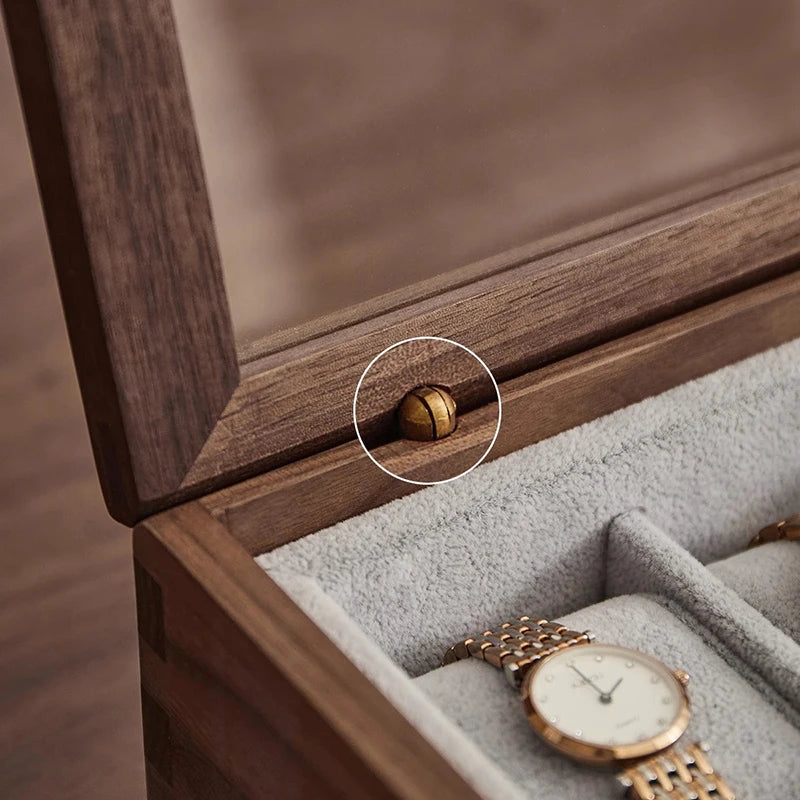 Black Walnut Watch Storage Box