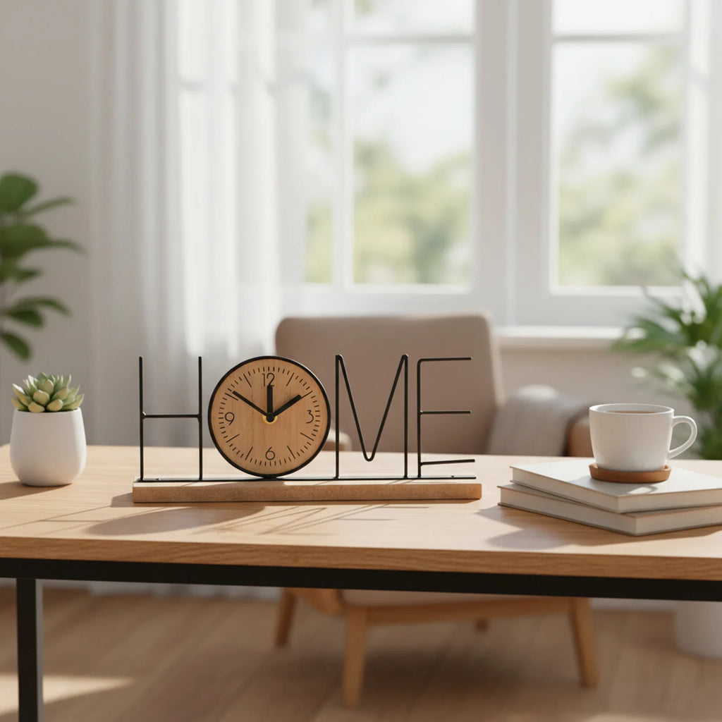Handmade Resin Silent Tabletop Clock