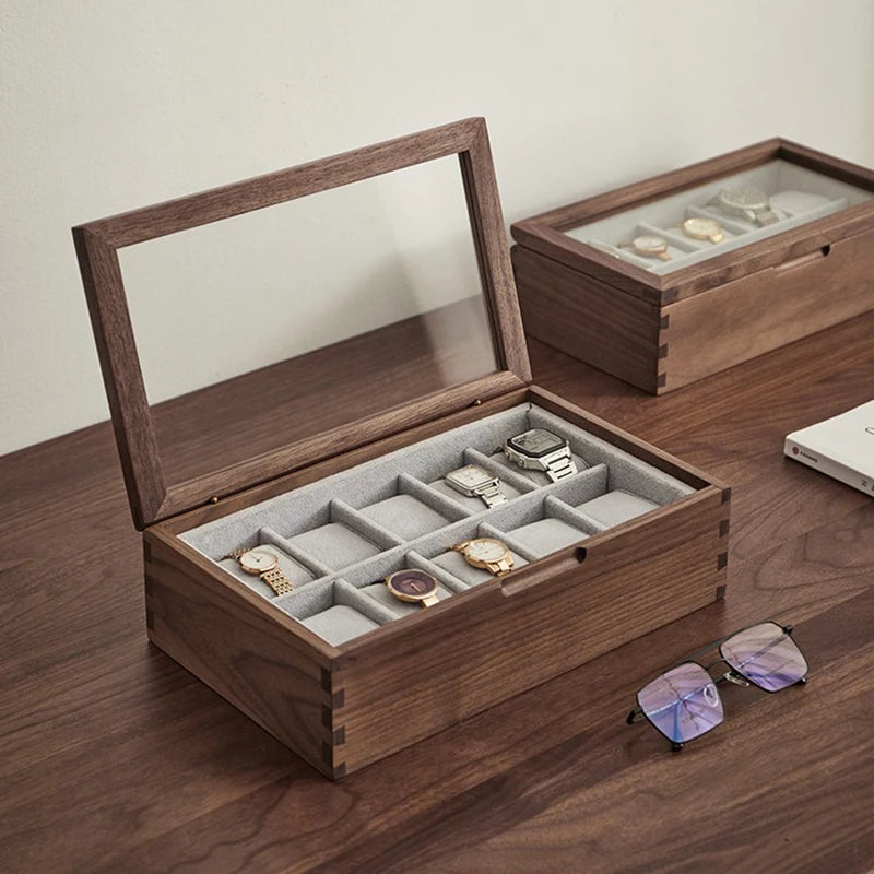 Black Walnut Watch Storage Box