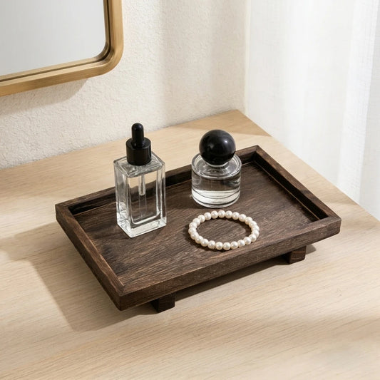 Solid Wood Vanity Tray