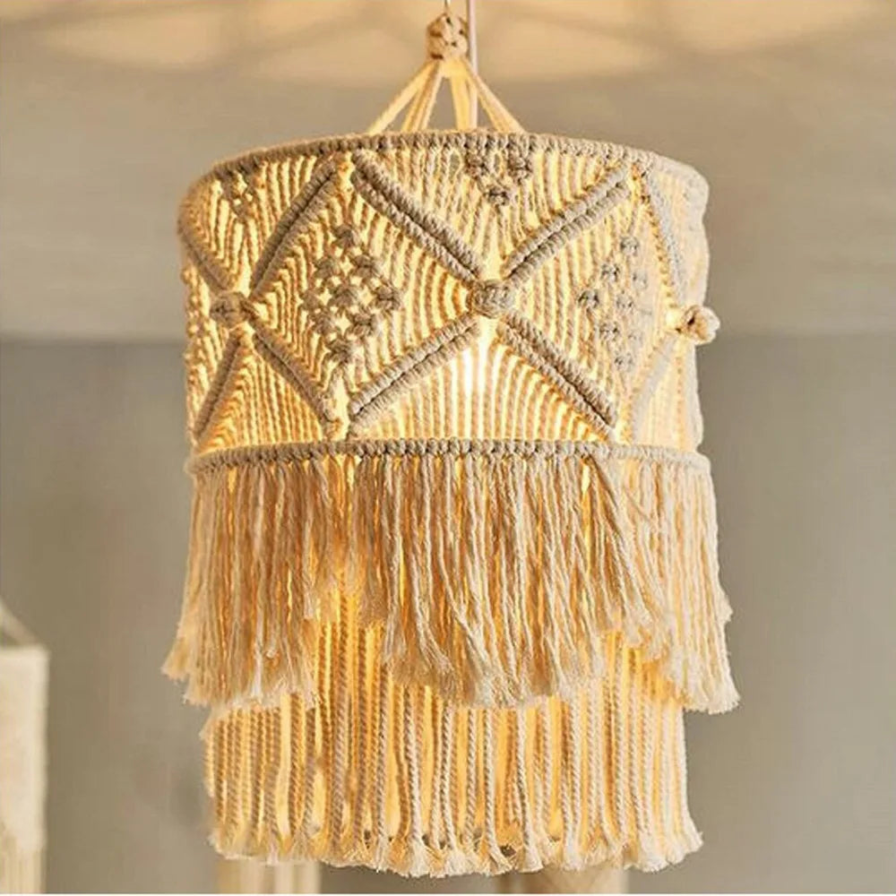 Cotton Rope Woven Lampshade