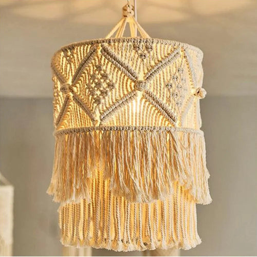 Cotton Rope Woven Lampshade