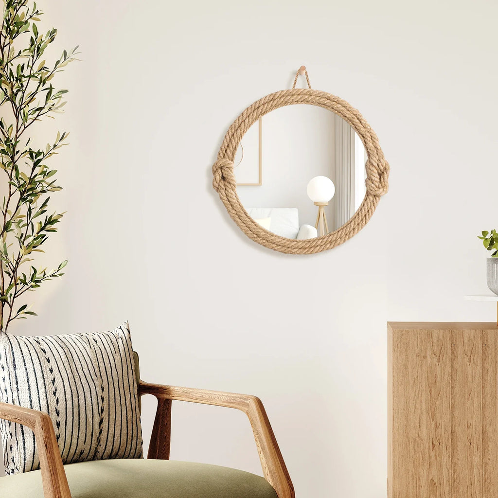 Nordic creative hanging wall mirror