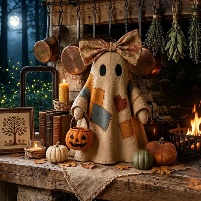 Halloween Patchwork Ghost