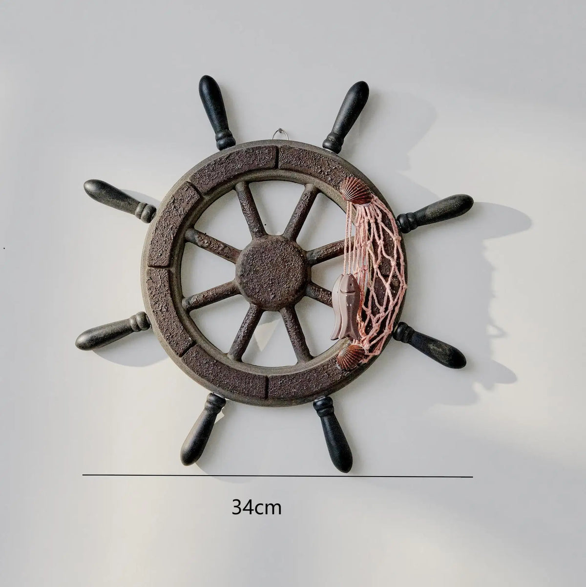 Handcrafted Distressed Mediterranean Wooden Ship Wall Hangings