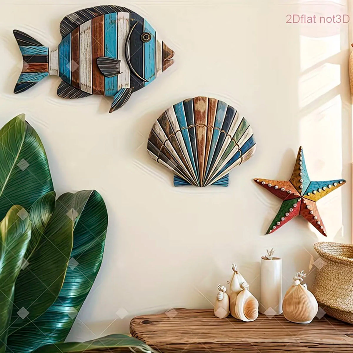 Coastal Ocean Wall Decor Set